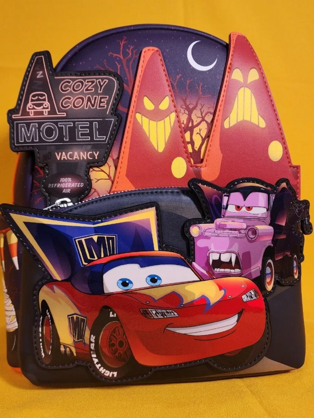 Loungefly Disney Pixar Cars Halloween Costumes Glow-in-the-Dark Mini Backpack